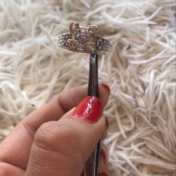 .925 sterling silver Eiffel Tower ring engagement - Picture 6 of 10